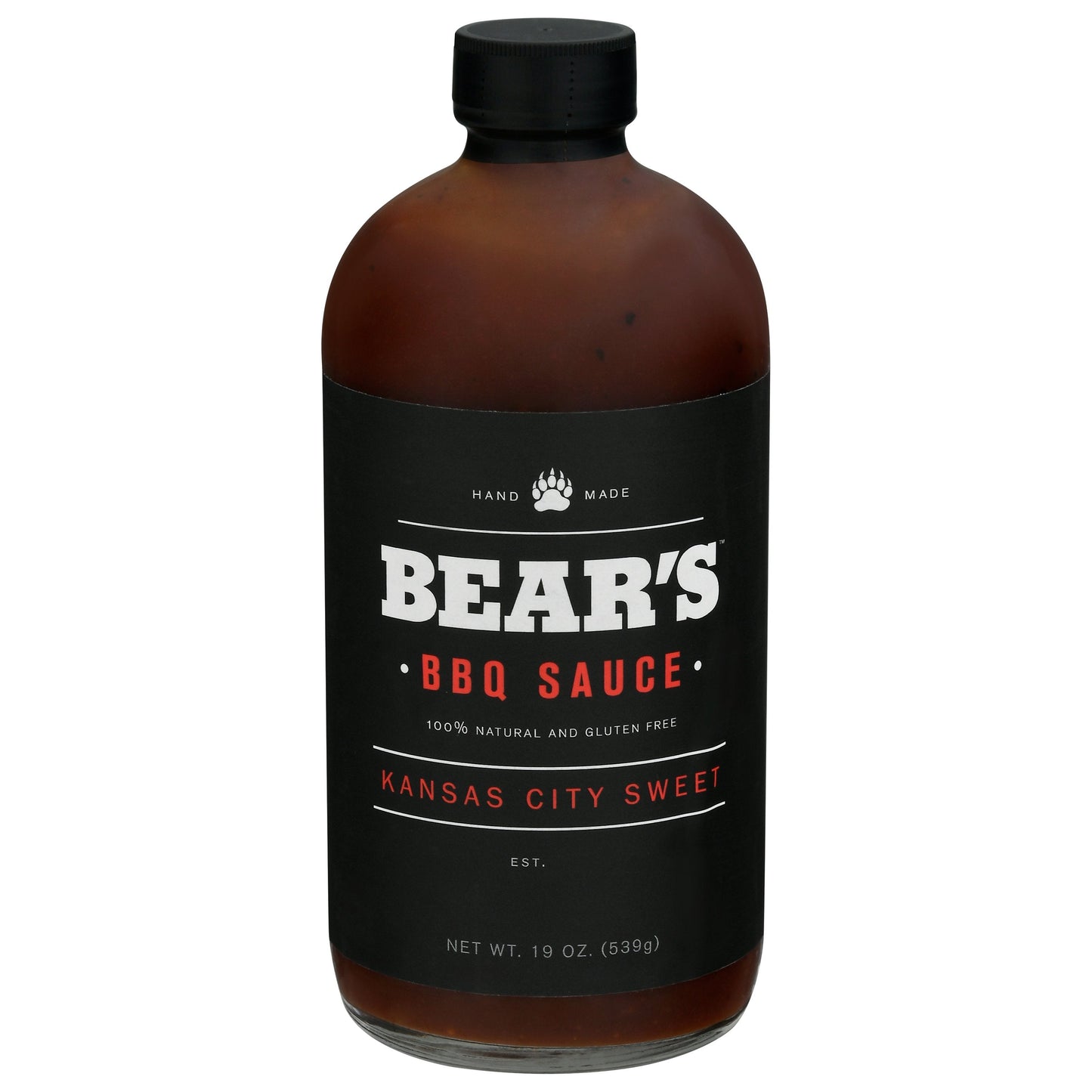 Bear's Kansas City Sweet Bbq Sauce - 19 OZ 6 Pack