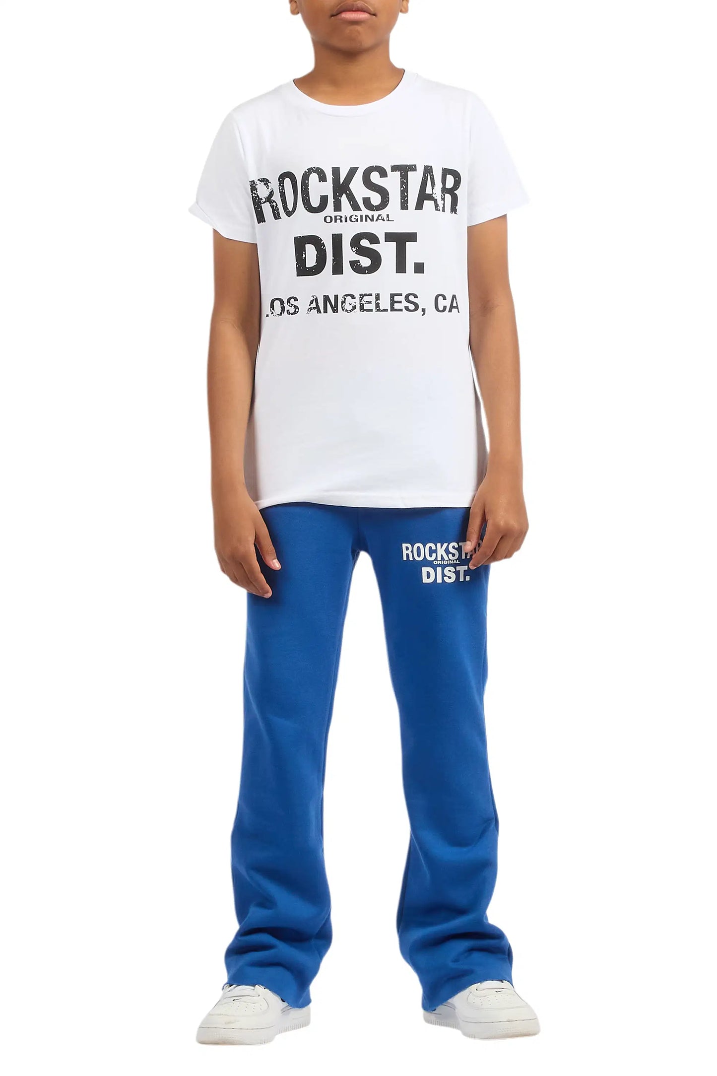 Boys Alpine Royal Blue Stacked Trackpant