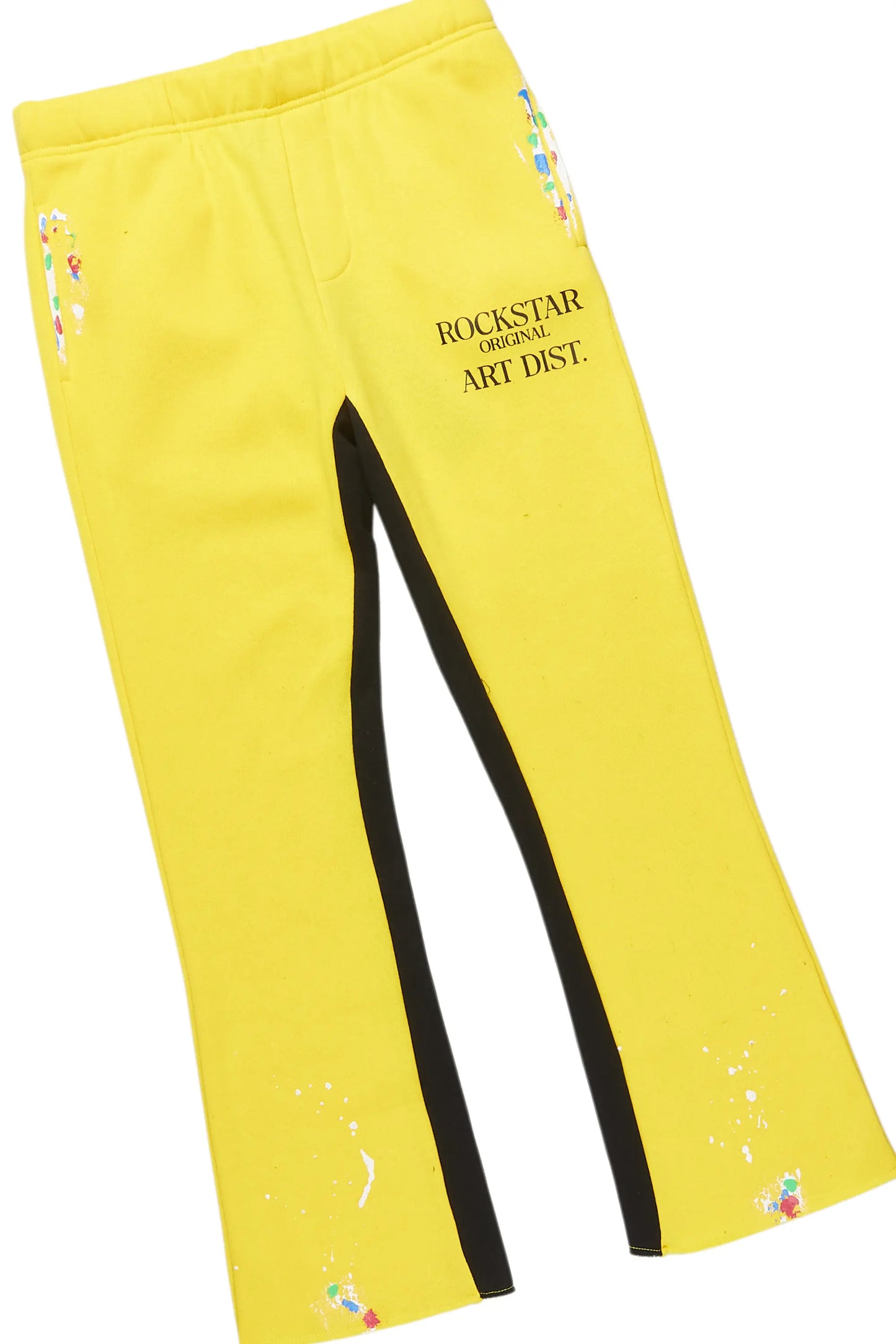 Boys Art Dist Black / Yellow Stacked Track Set