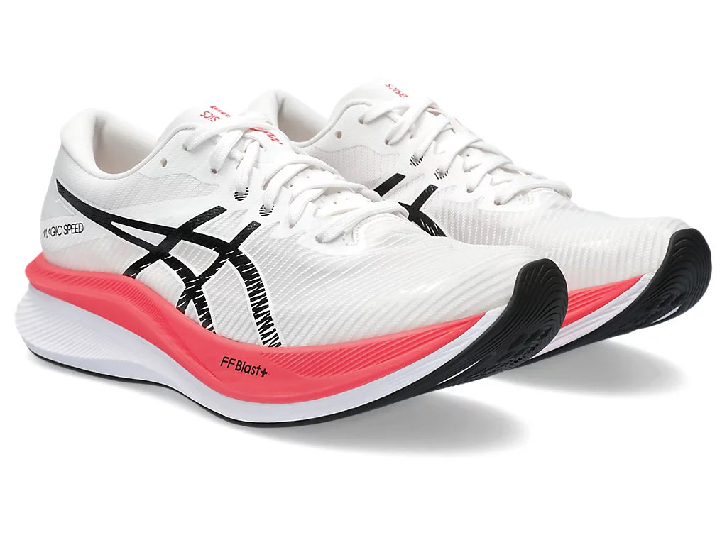 Asics Womens Magic Speed 3- Black/White (1012B518-100)
