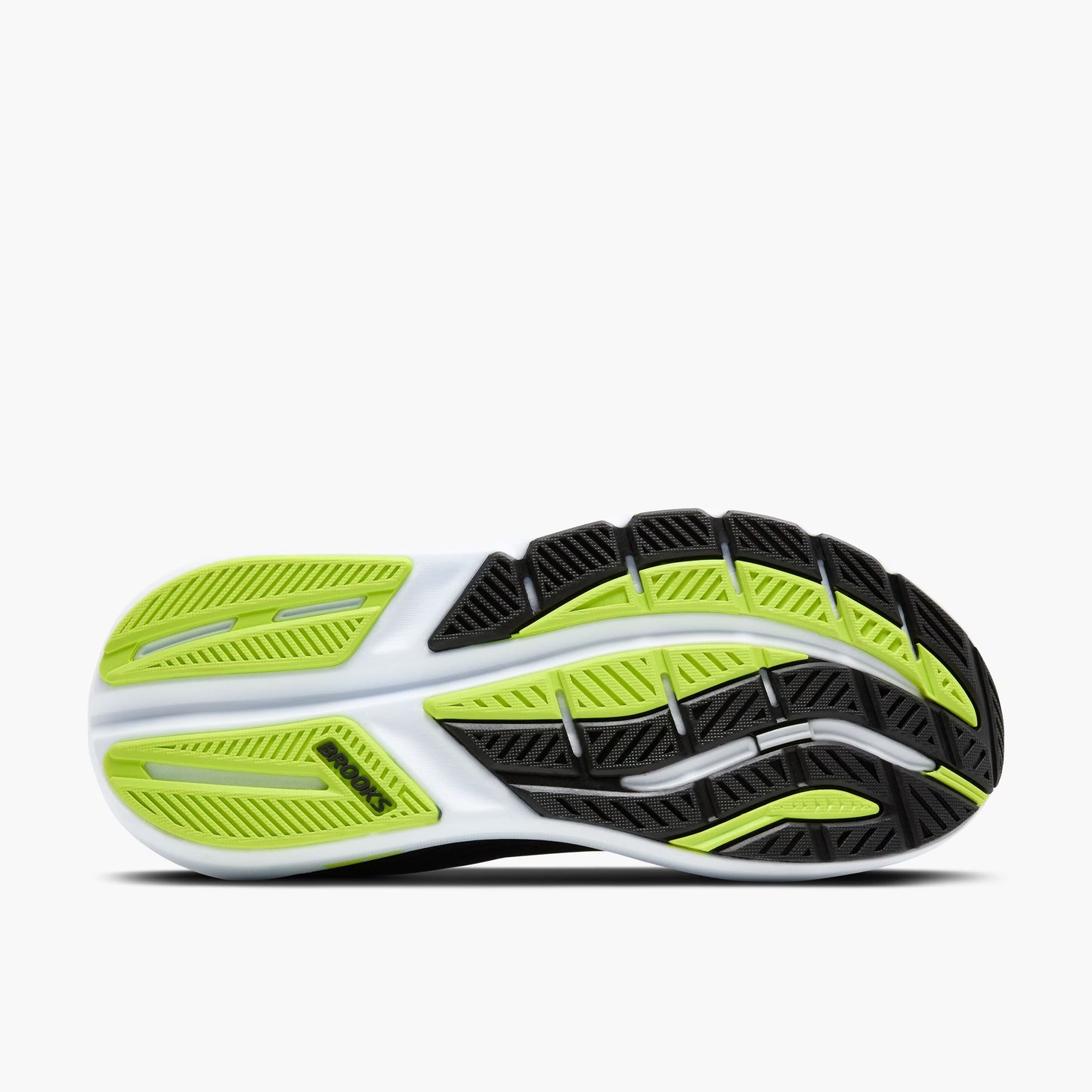 Brooks Mens Ghost Max 3 - Black/ Navy/ Acid Lime (1104641D-078)