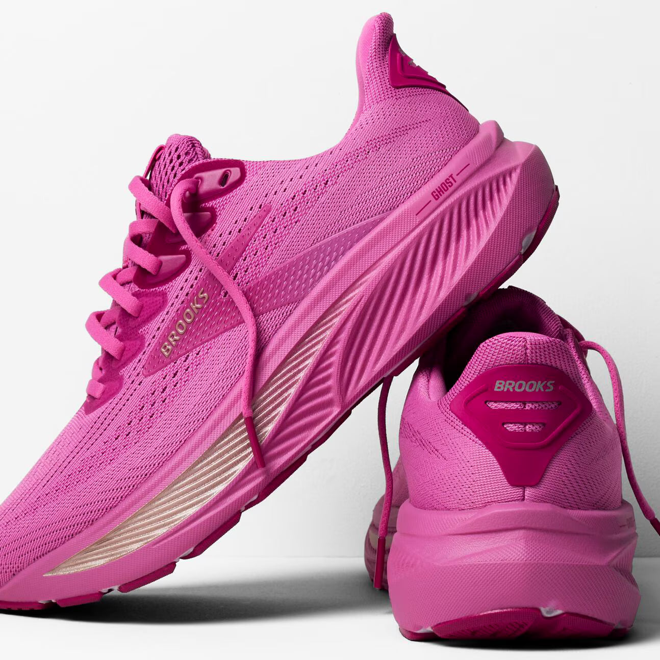 Brooks Women's Ghost 17 - Pink/Fuchsia/Gold
