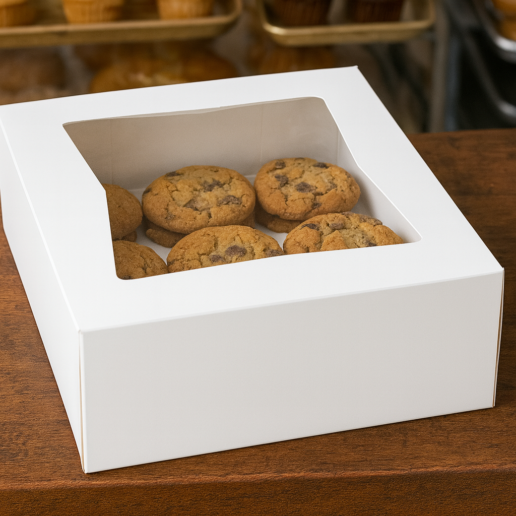 8x8x2.5" Window Bakery Box - 200ct - Bulk
