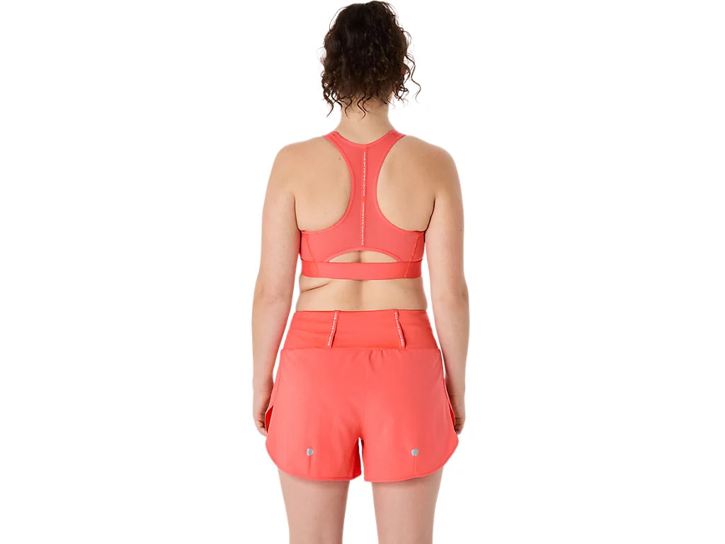 ASICS Women's Road Compression Bra - Coral Reef (2012C995)