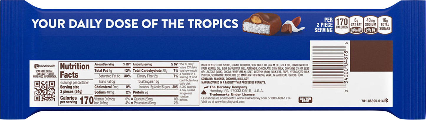 Almond Joy Bar - 4.8 OZ 24 Pack