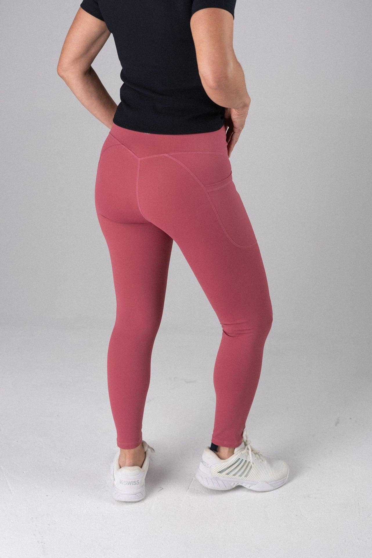 Alyth Active Luminous ULTRA gravity soft stay leggings 25" - Pink Rouge - WOMEN