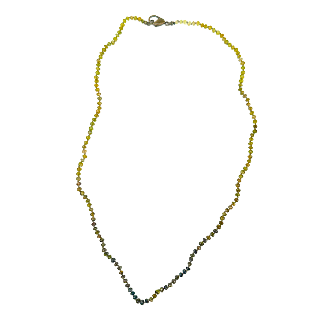 Faceted Green Tourmaline Necklace