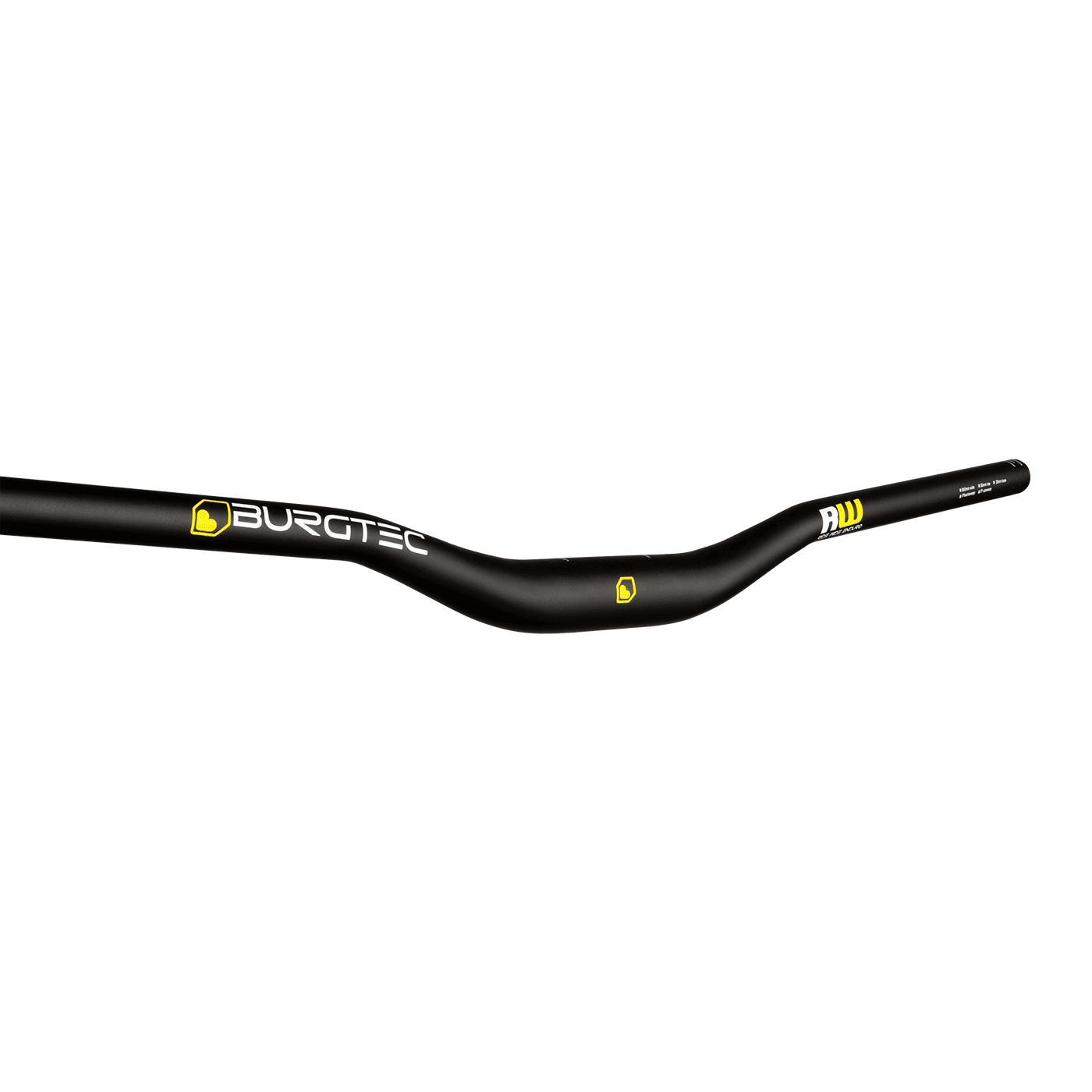 Burgtec Ride Wide Alloy Bars Black - 31.8mm Clamp