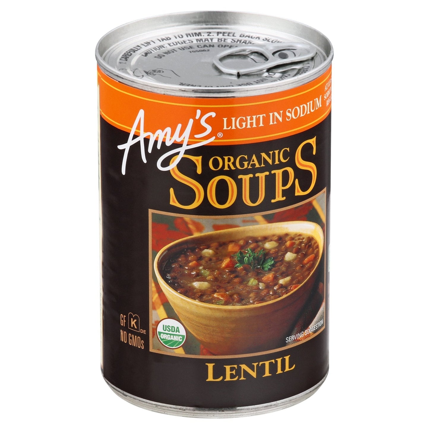 Amy's Organic Light In Sodium Lentil Soup - 14.5 OZ 12 Pack