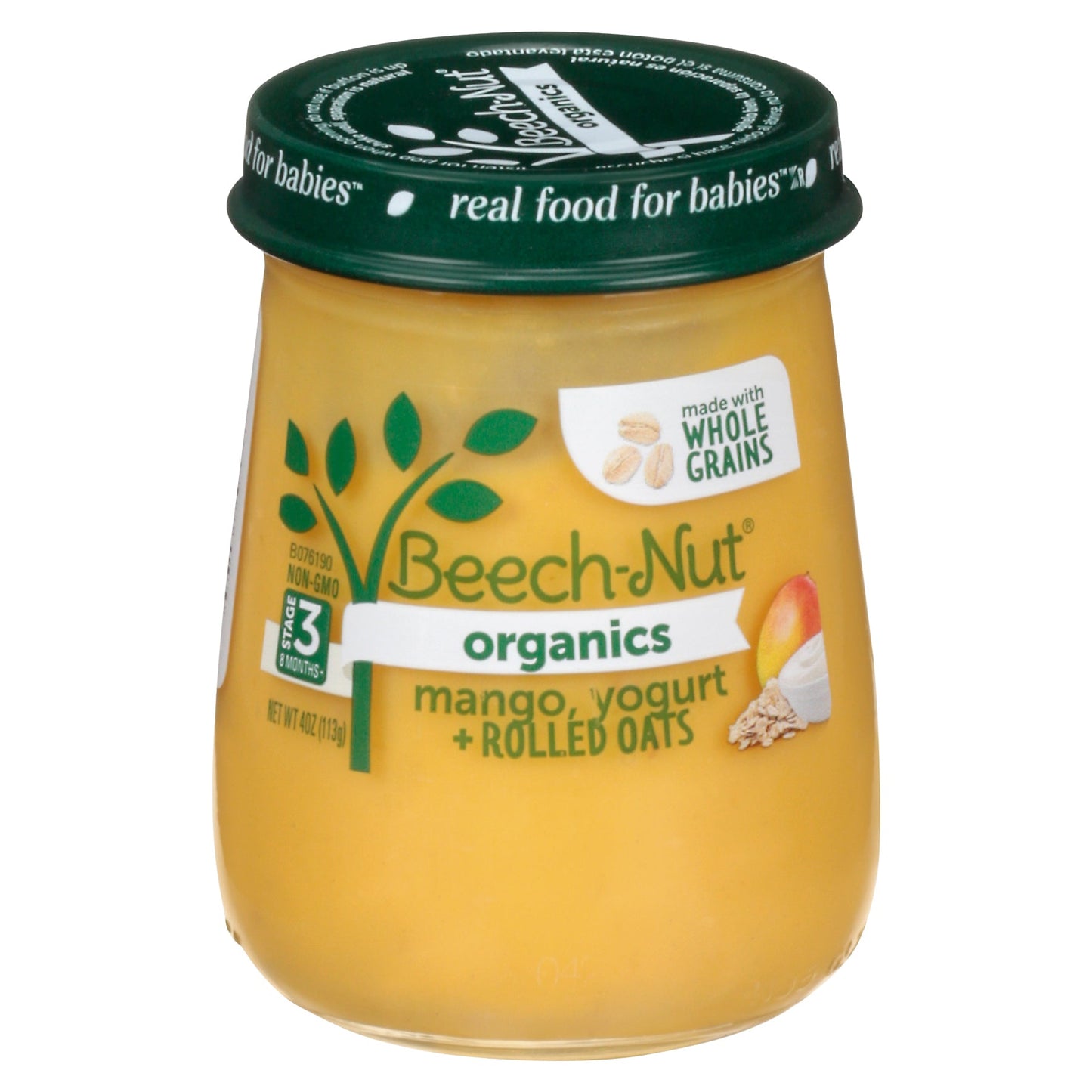 Beech-Nut Organics Stage 3 Mango, Yogurt & Rolled Oats - 4 OZ 10 Pack