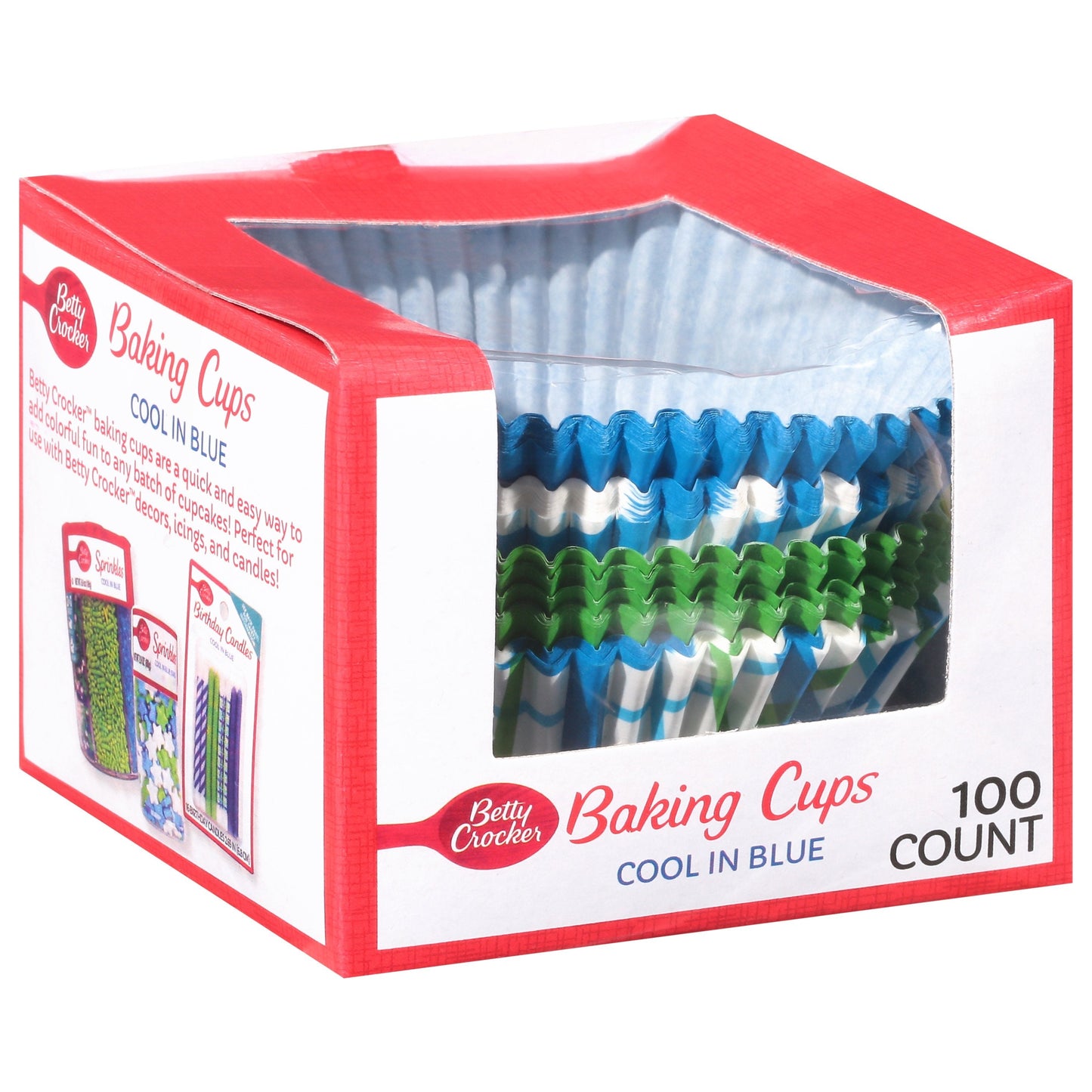 Betty Crocker Cool In Blue Liners - 100 CT 4 Pack