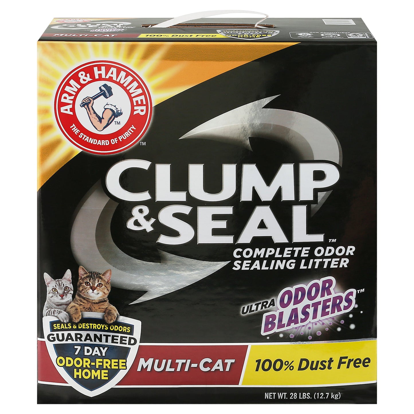 Arm & Hammer Clump & Seal Multi-Cat Complete Odor Sealing Litter 28 lb - 1 Pack