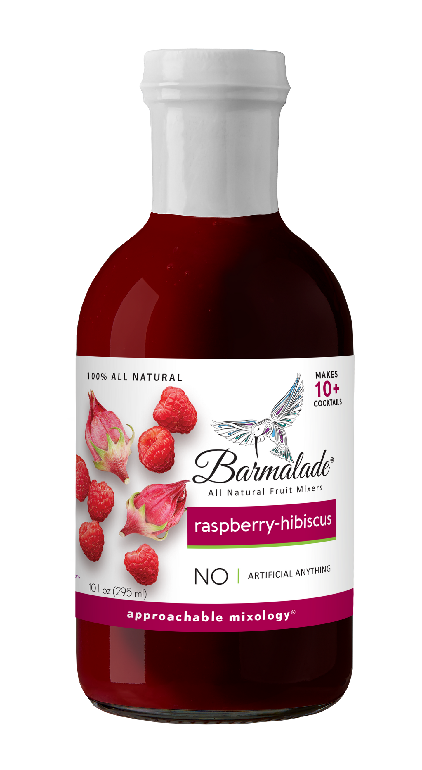 Barmalade Raspberry-Hibiscus Barmalade - 10 FL OZ 6 Pack