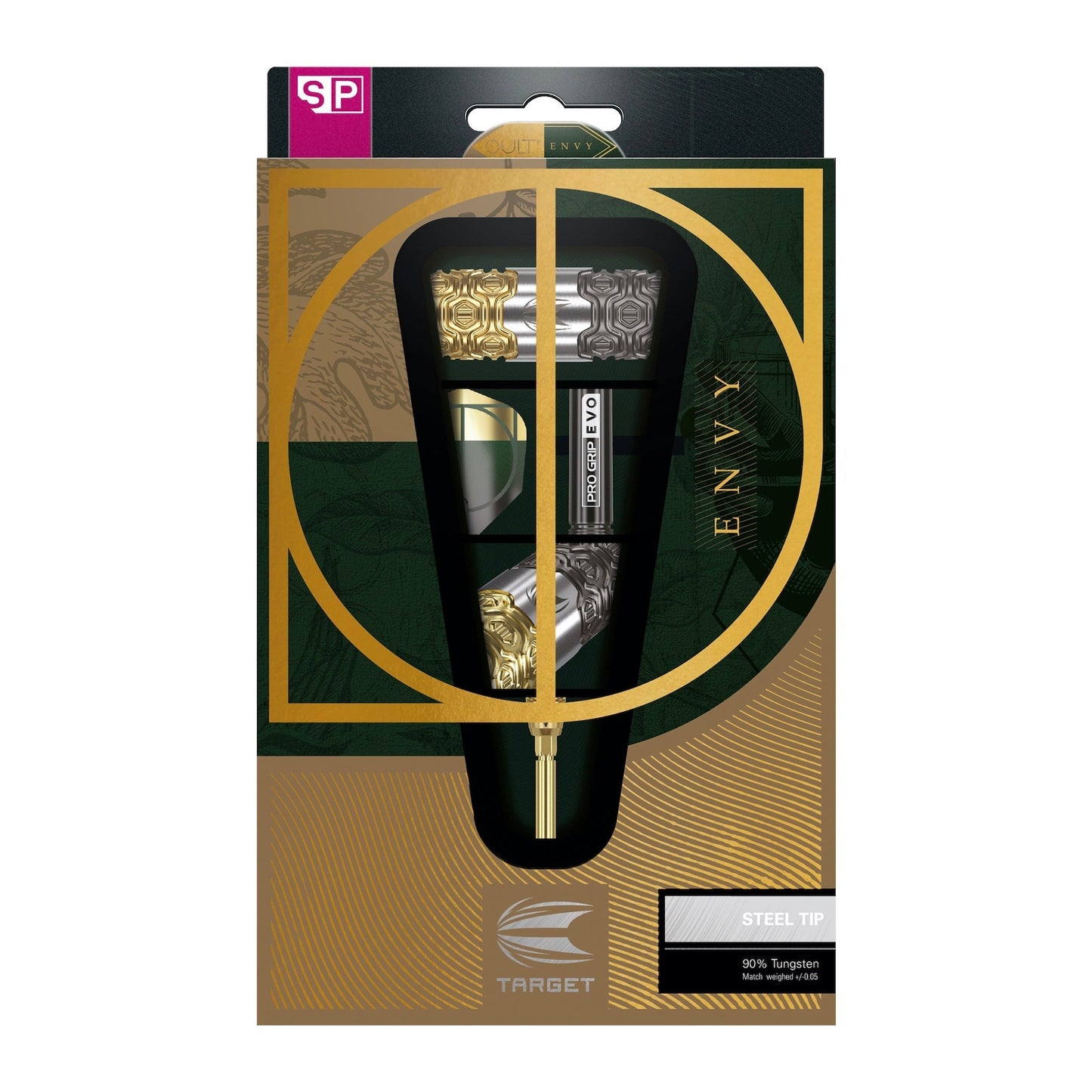 TARGET - Cult Envy SP03 Steel Tip Darts - 90% Tungsten - 24g