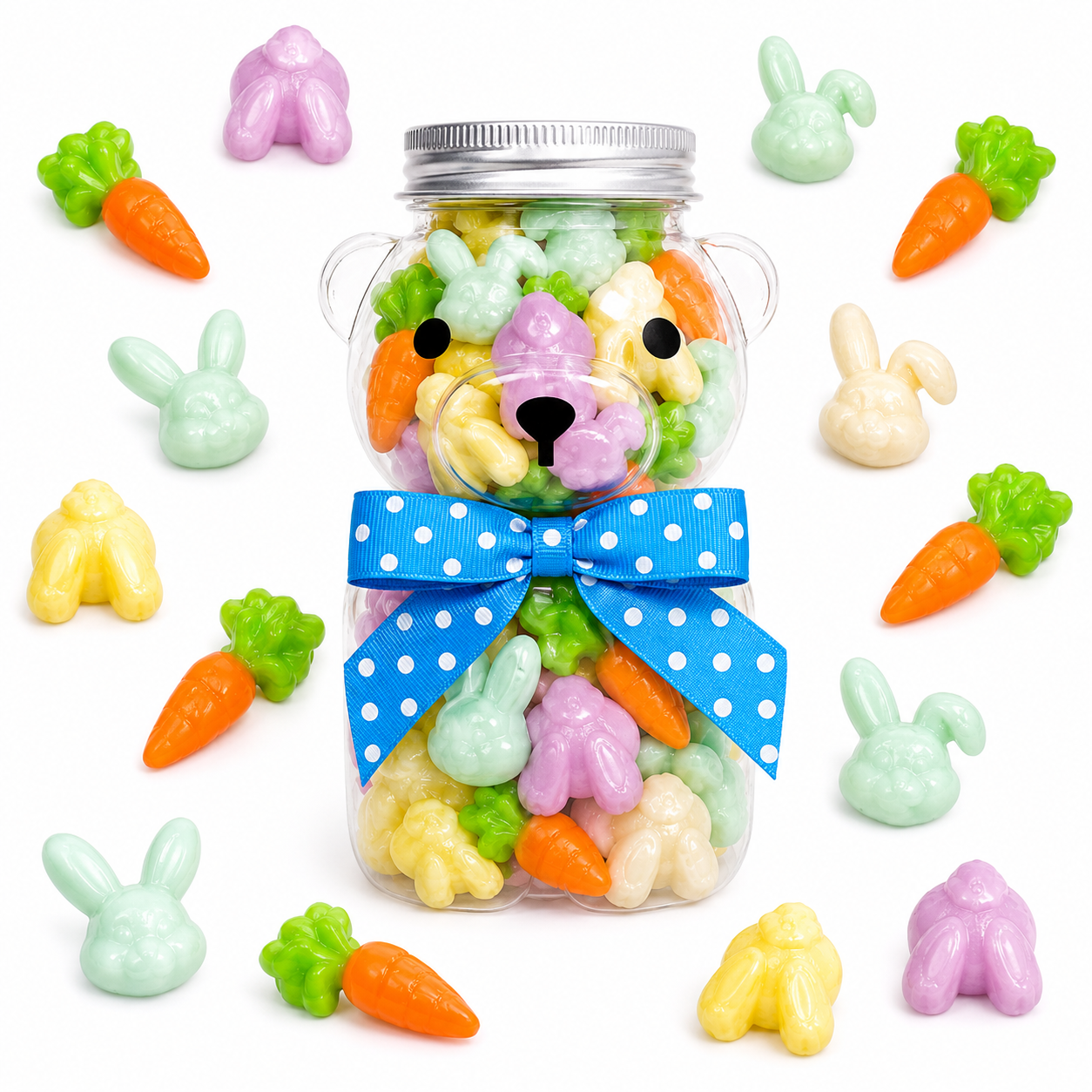 Bear Jar - Gummy Cottontail Mix