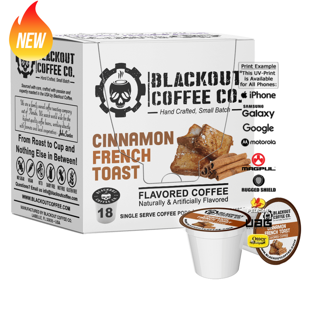 CINNAMON FRENCH TOAST FLAVORED COFFEE PODS 18CT