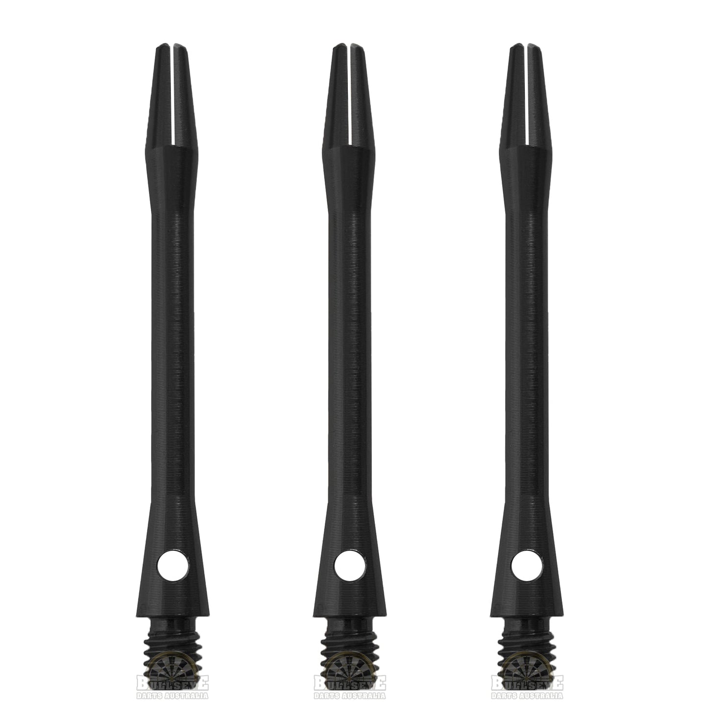 DESIGNA - Aluminium Dart Shafts - MEDIUM BLACK 47mm