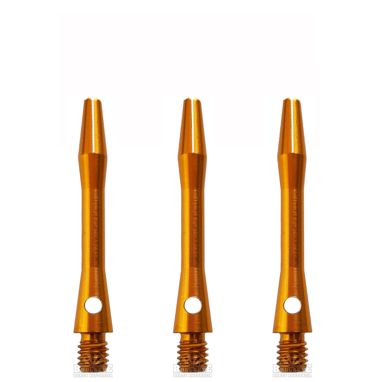 DESIGNA - Aluminium Dart Shafts - SHORT GOLD 35mm