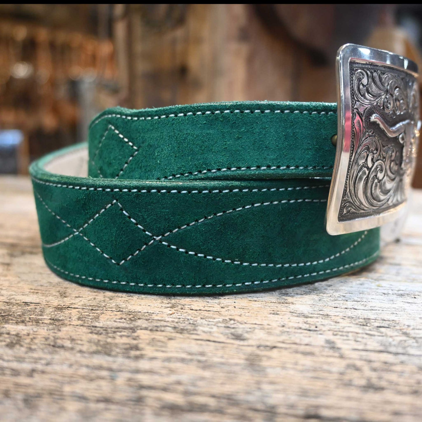 Adam Lahey Green Western Belt