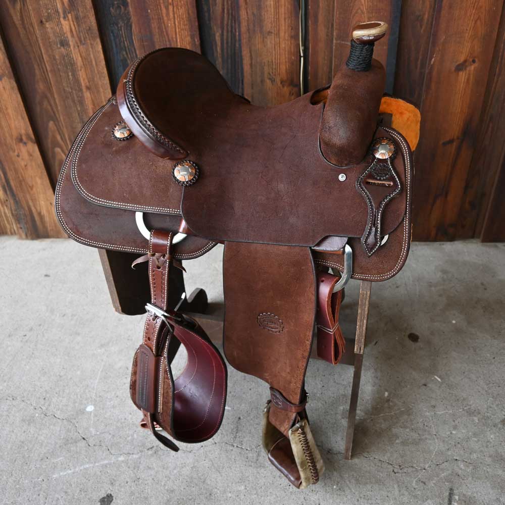 15" TESKEY'S TEAM ROPING SADDLE