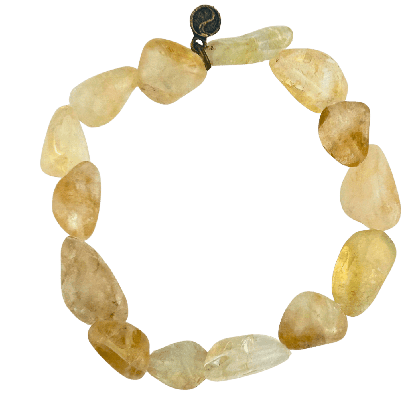 Citrine Pebble Bracelet #76