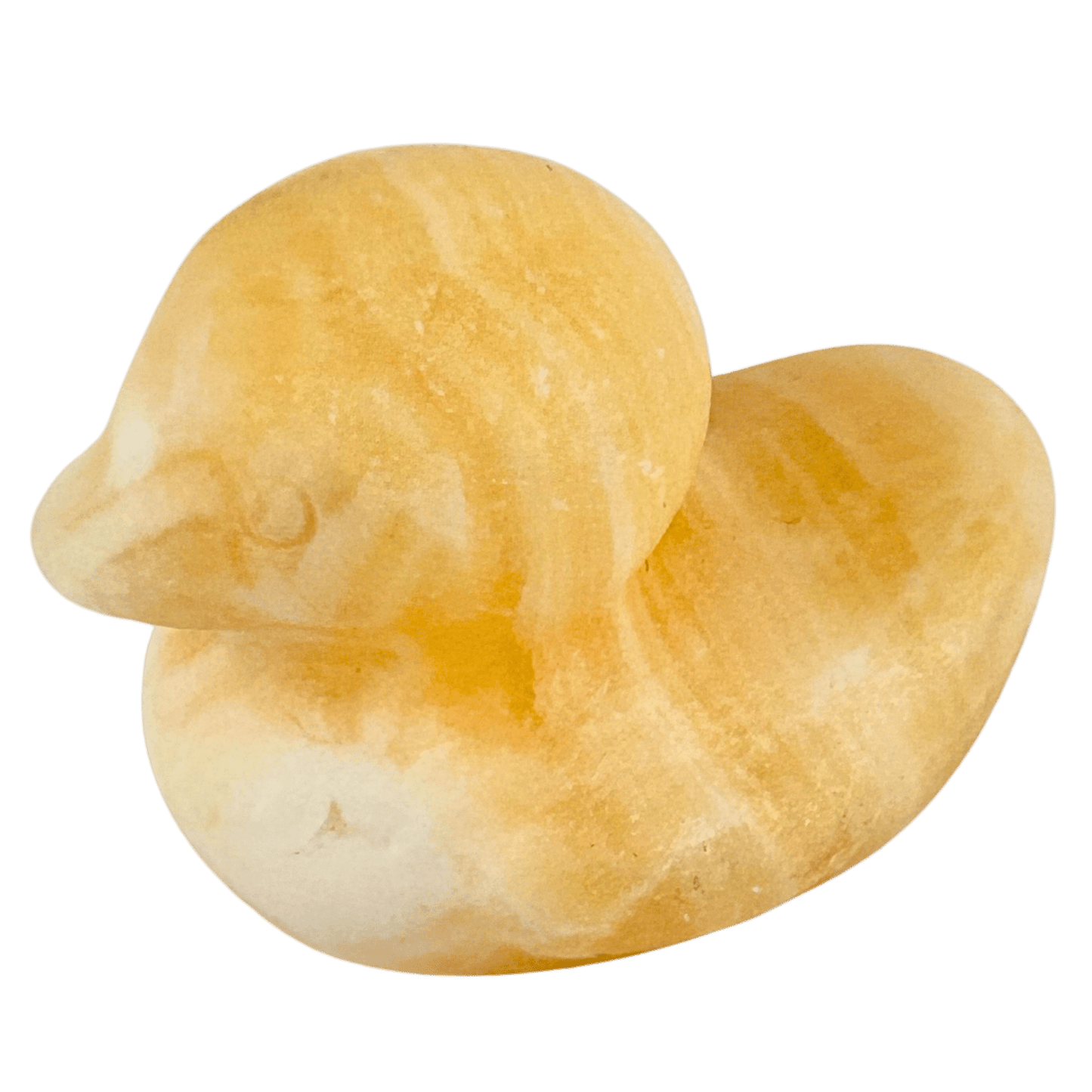 Calcite Duck Carving #387