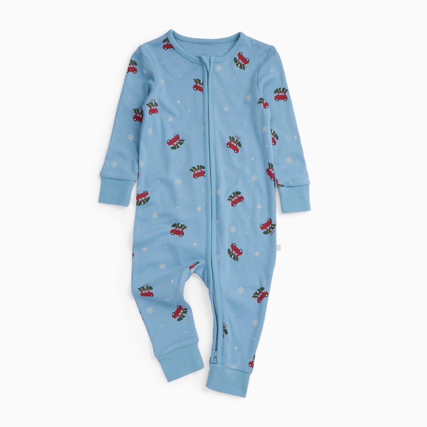 Christmas Car Clever Zip Sleepsuit