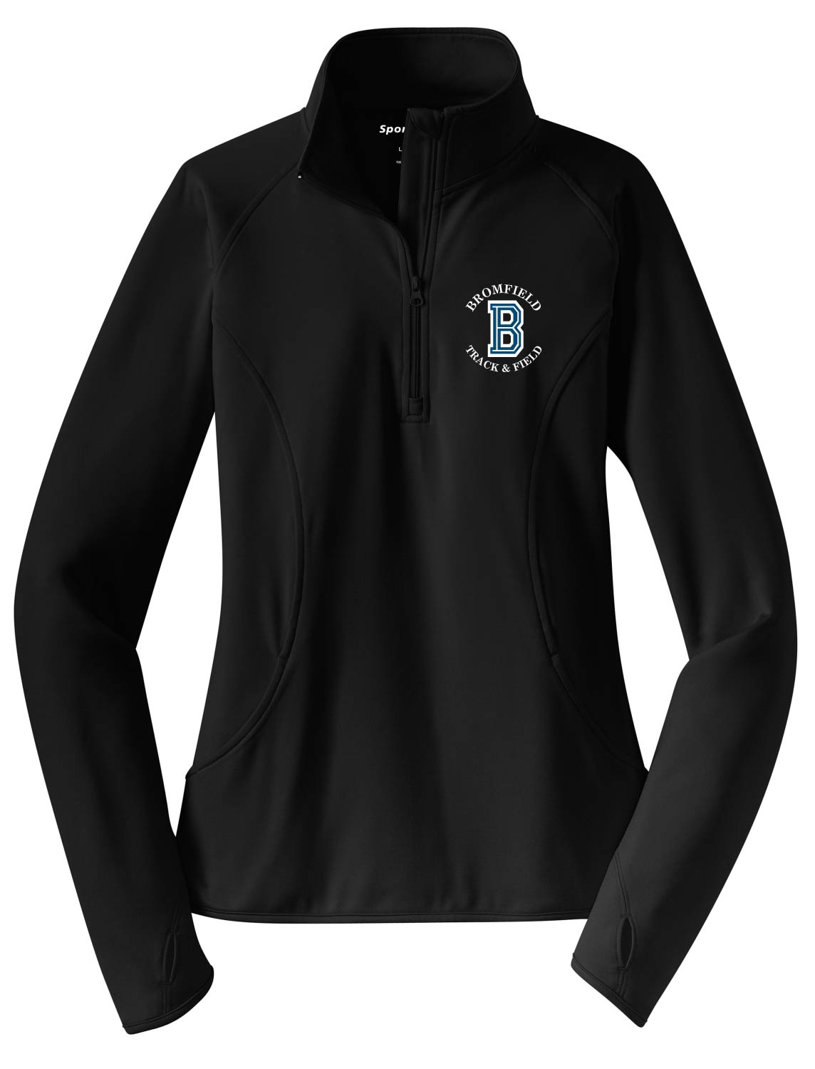 Bromfield Track & Field - Women's 1/2 Zip Pullover (LST850)