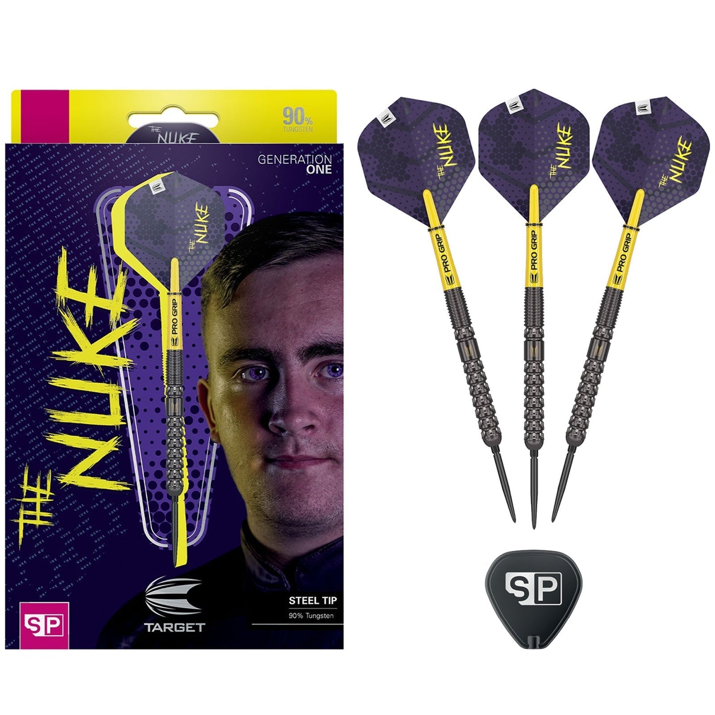 TARGET - LUKE 'THE NUKE' LITTLER DARTS - 90% Tungsten SP - 24g