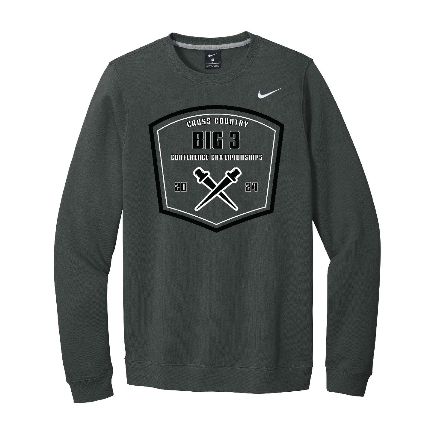 Big 3 Conference XC Championships - Nike Club Fleece Crew - (CJ1614)