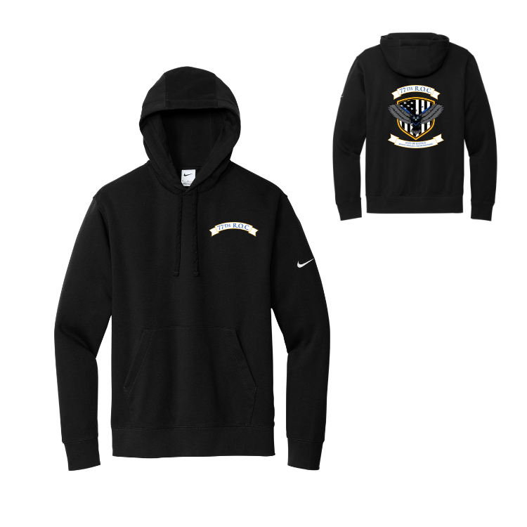 77th R.O.C. - Nike Club Fleece Sleeve Swoosh Pullover Hoodie (NKDR1499)