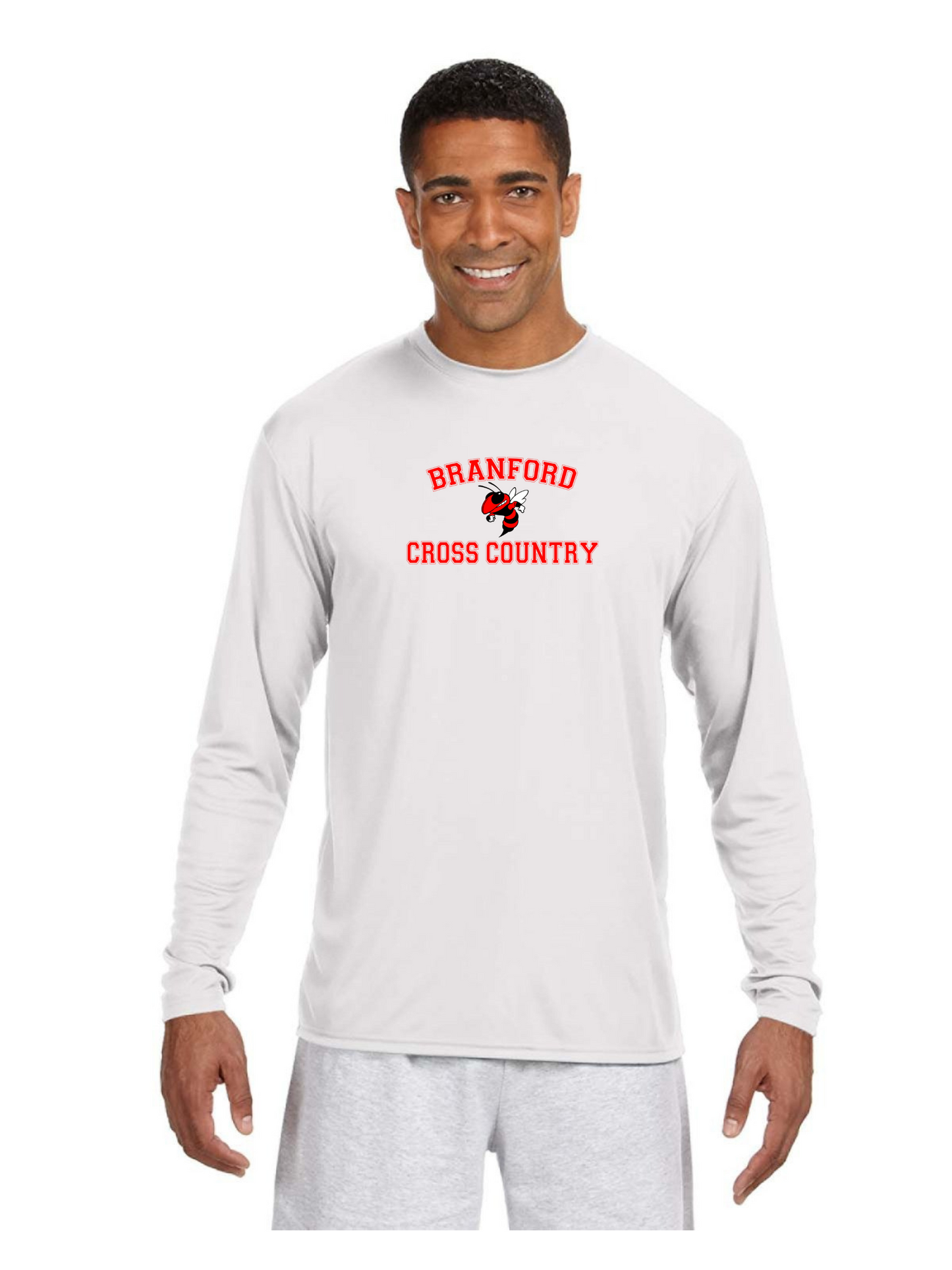 Branford Cross Country - Men's Cooling Performance Long Sleeve Tee (A4N3165)