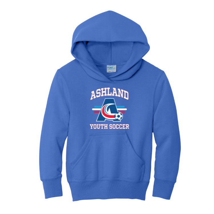 Ashland Youth Soccer - YOUTH Fleece Pullover Hooded Sweatshirt (PC90YH)