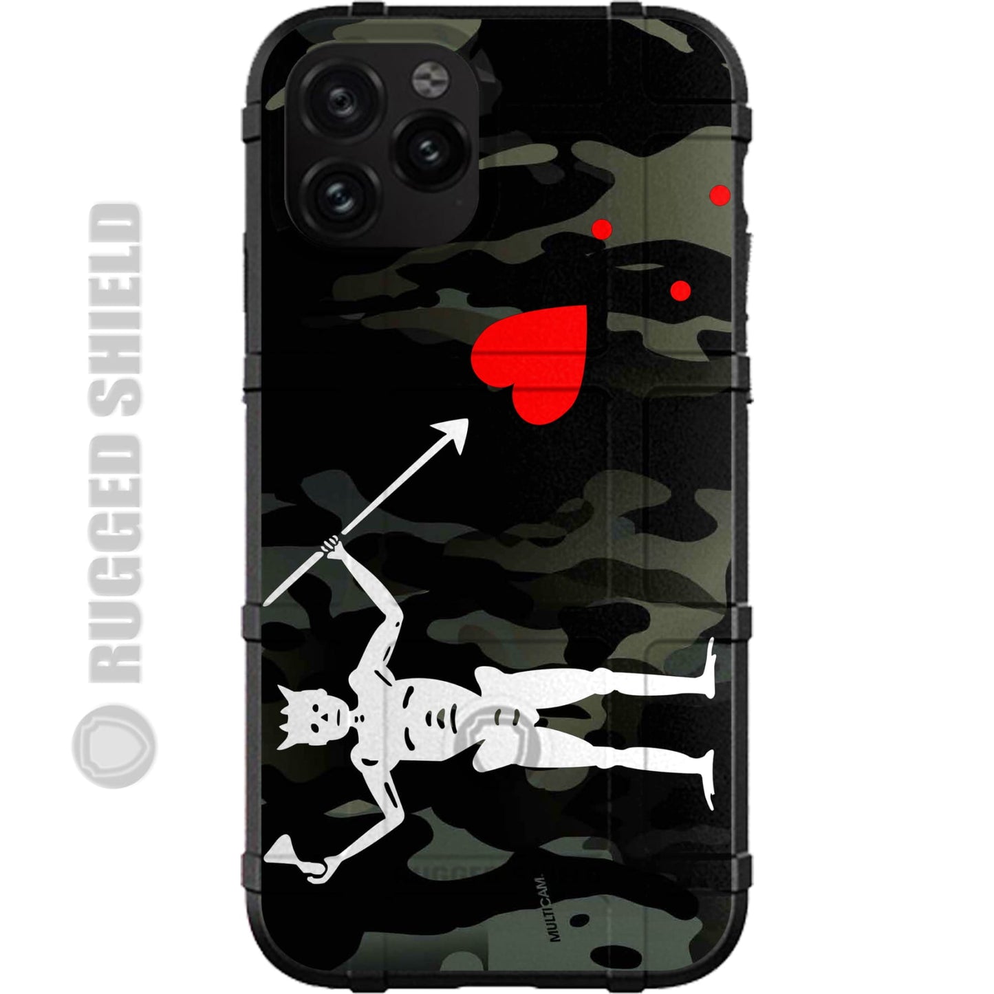 Blackbeard Flag, Jolly Roger, Edward Teach Custom Printed Case Design for Apple, Samsung, Google & Motorola Phone Models