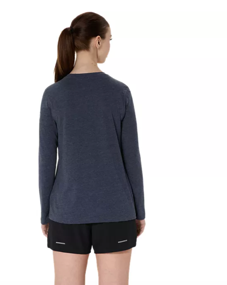 2025 Lehigh University Paul Short Run - ASICS Women's PR Long Sleeve Triblend Tee Peacoat Heather (2012D305) (PS-02)