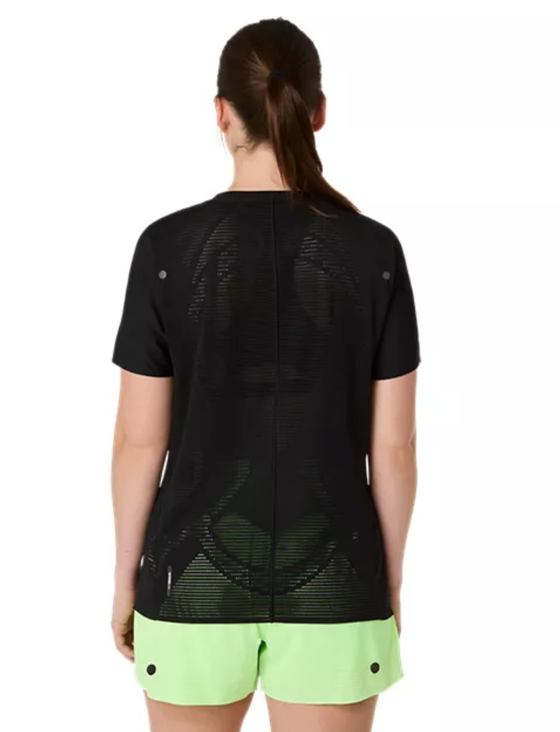 2026 ASICS Los Angeles Marathon FINISHER - ASICS Women's Metarun Short Sleeve Top Black (2012D418) (LA26-31)