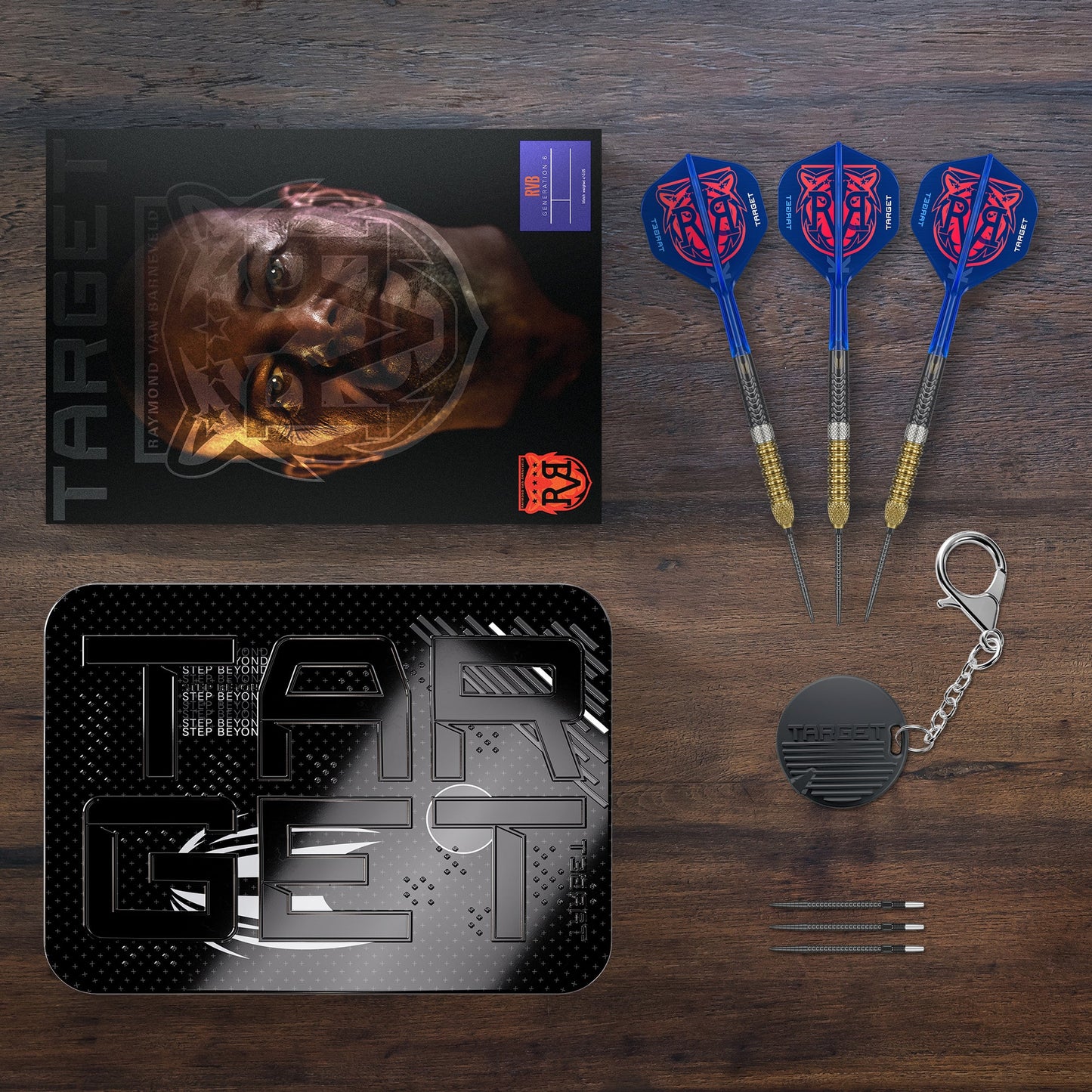 TARGET - 23g - RVB GEN 6 - Steel Tip Swiss Point - 95% Tungsten Darts