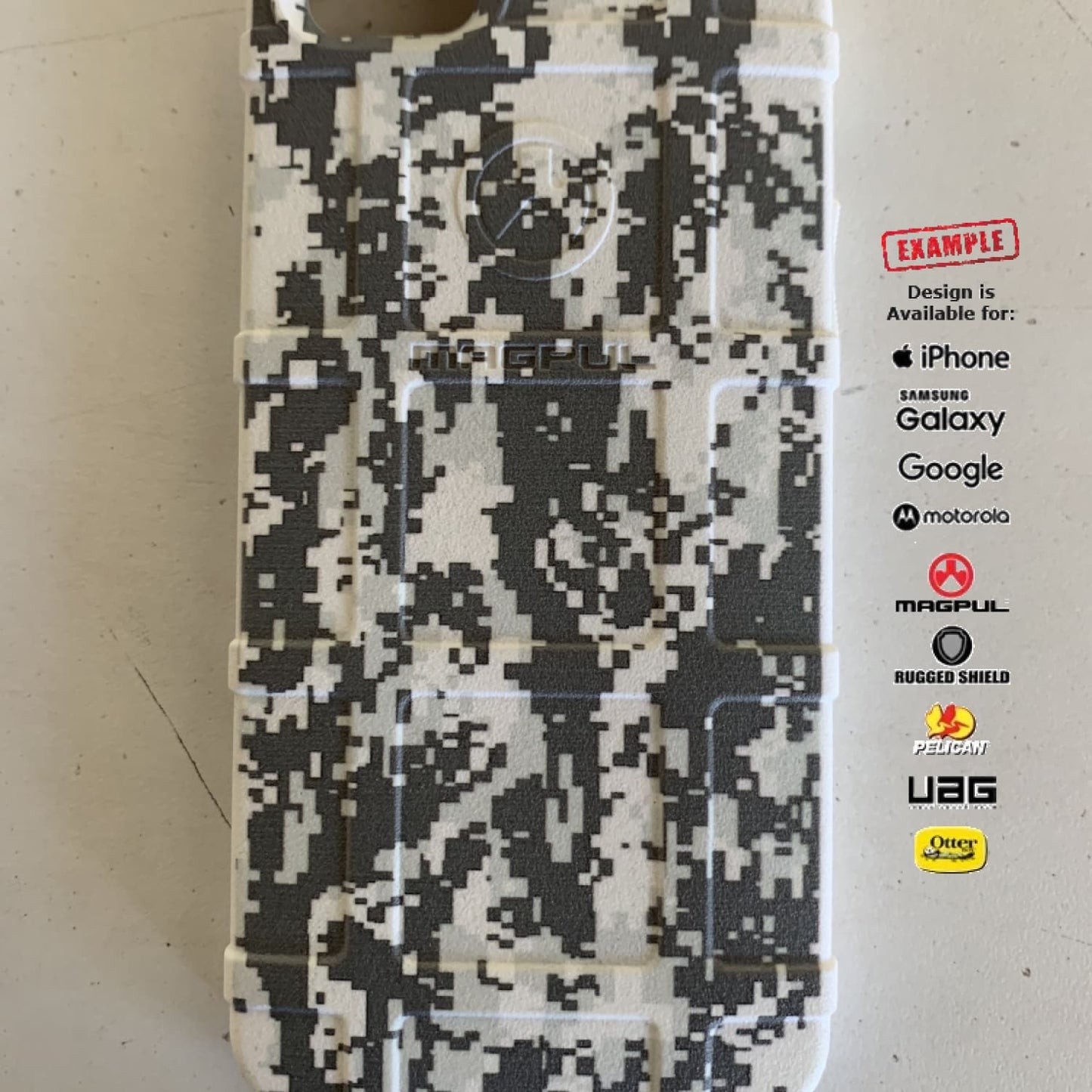 CLEARANCE - Magpul Industries Custom UV-Laser Printed Apple iPhone 5 iPhone 5S Only DIGI SNOW CAMO EGO113