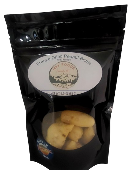 1883 Foods Freeze Dried Peanut Brittle - 3 OZ 18 Pack