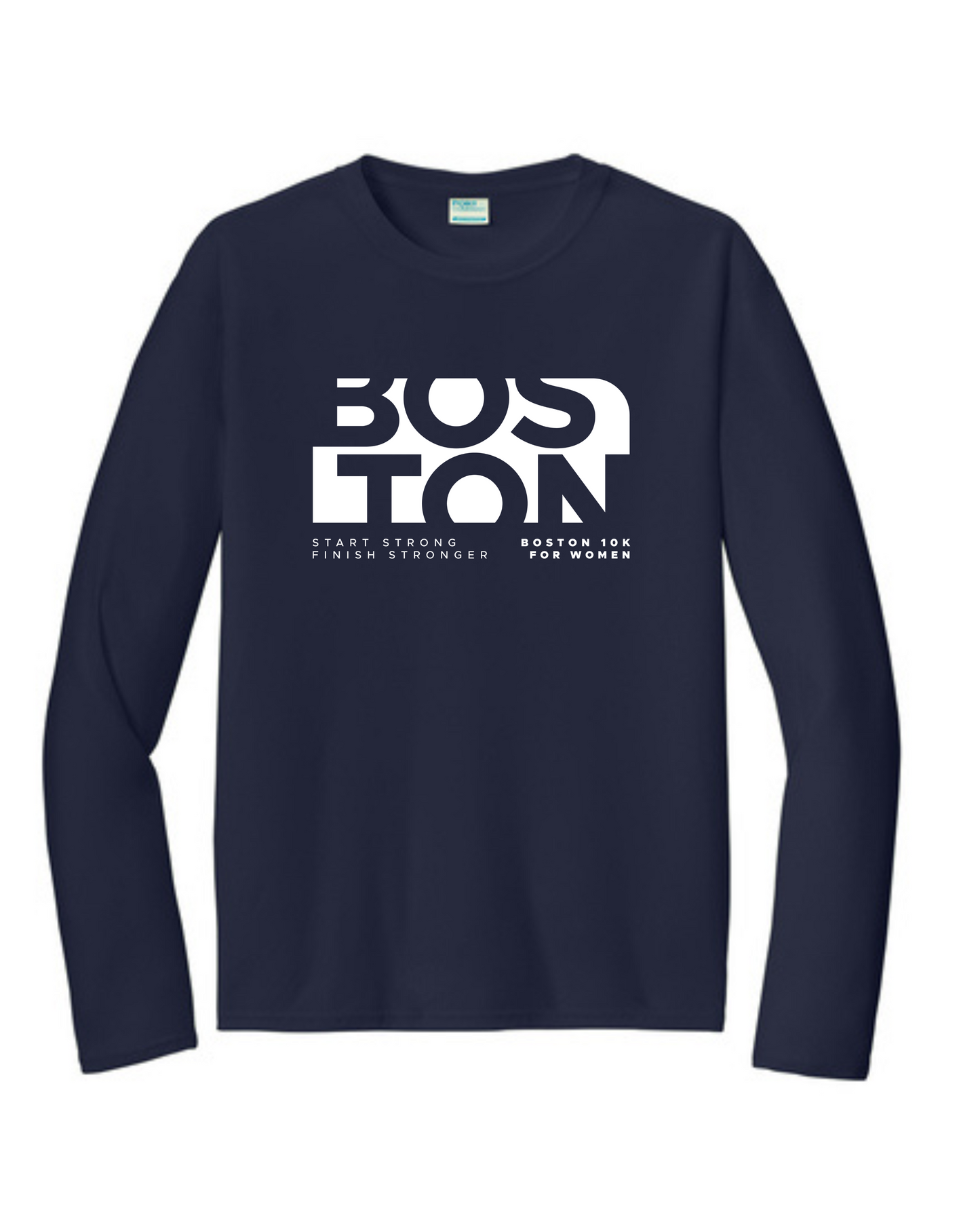 Boston 10K for Women- The RH Collection - "Run In" Adult Unisex Long Sleeve Tee