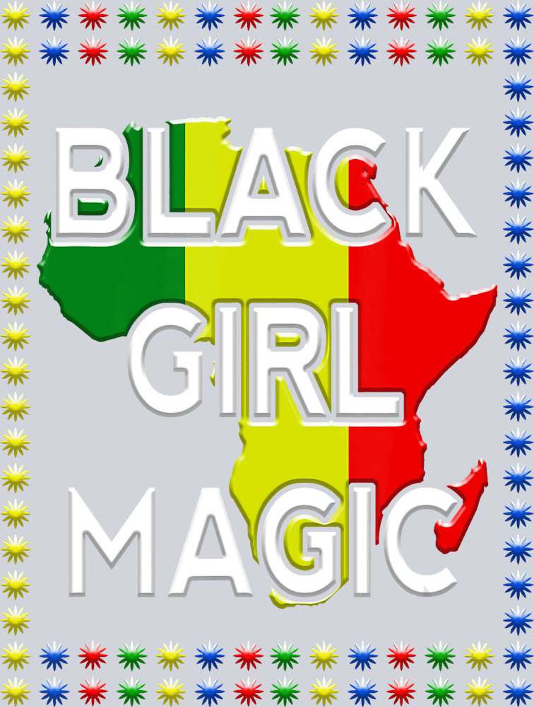 Black Girl Magic Africa - STK00631 (DTF Transfers)