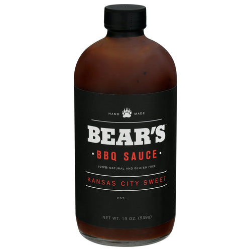 Bear's Kansas City Sweet Bbq Sauce - 19 OZ 6 Pack