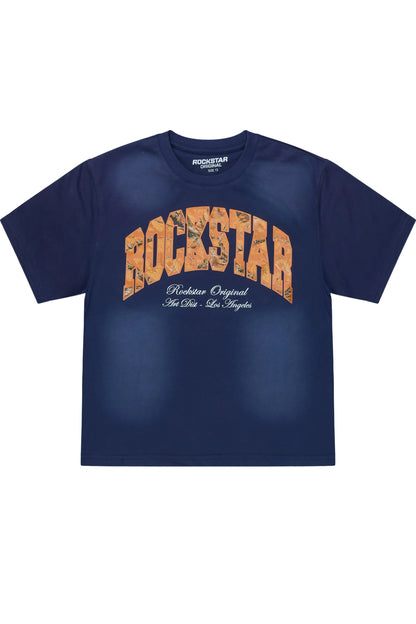 Boys Alas Navy Boxy Tee