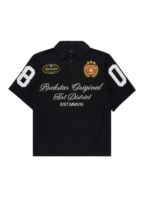 Boys Anton Black Polo