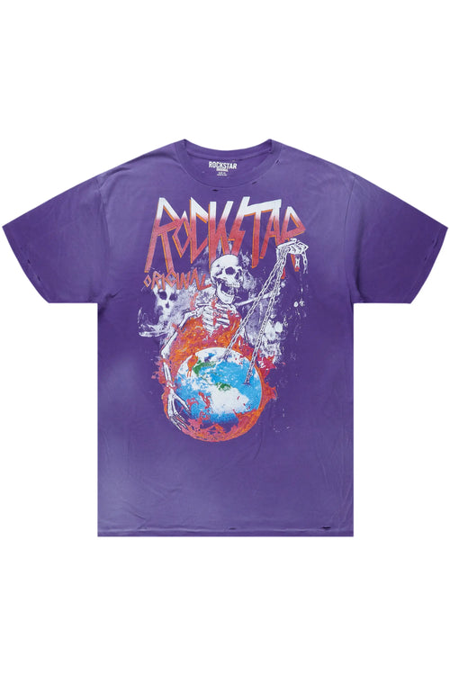 Barrett Purple Printed T-Shirt