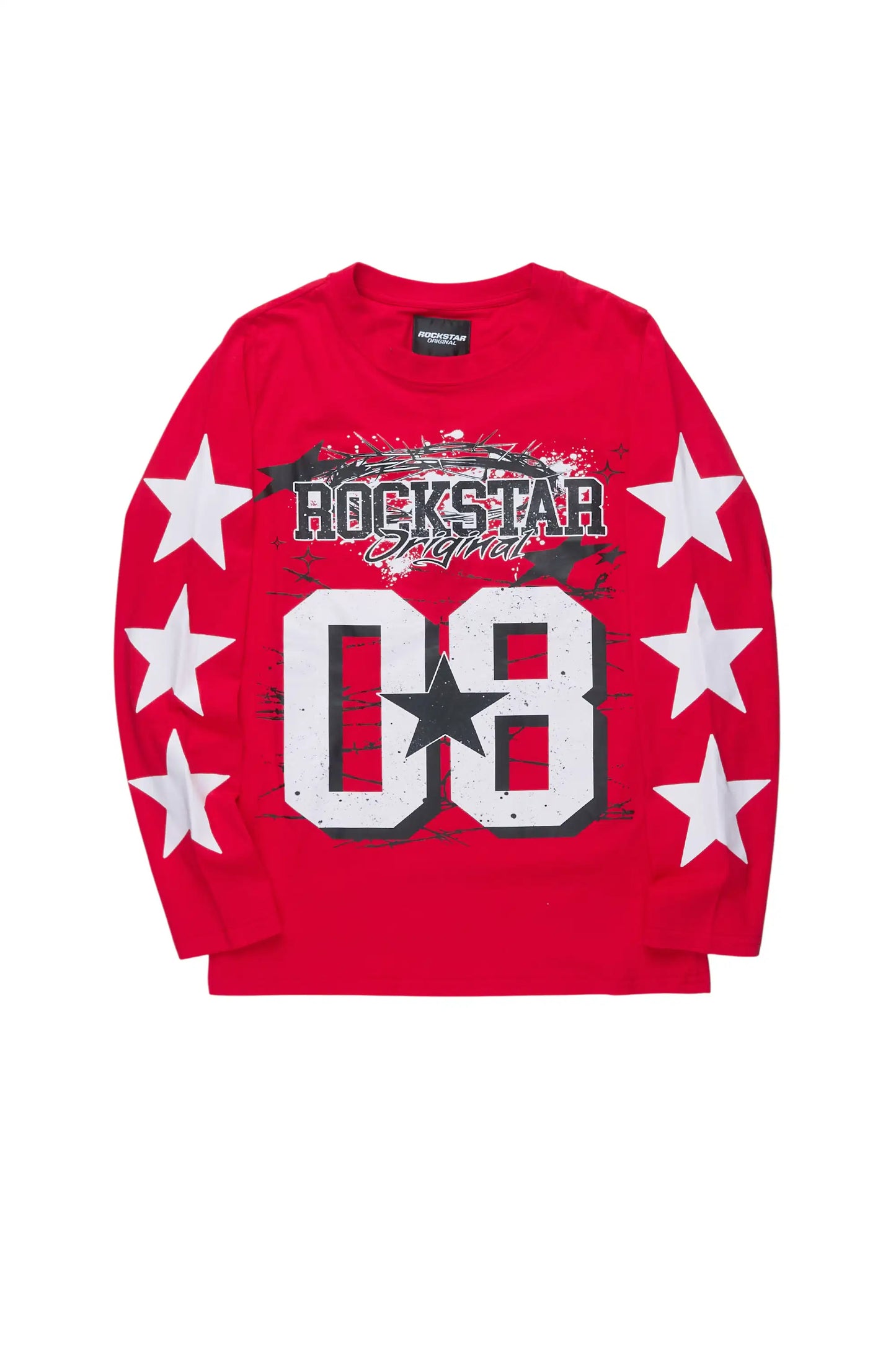 Boys Allstar Red Graphic L/S T-Shirt
