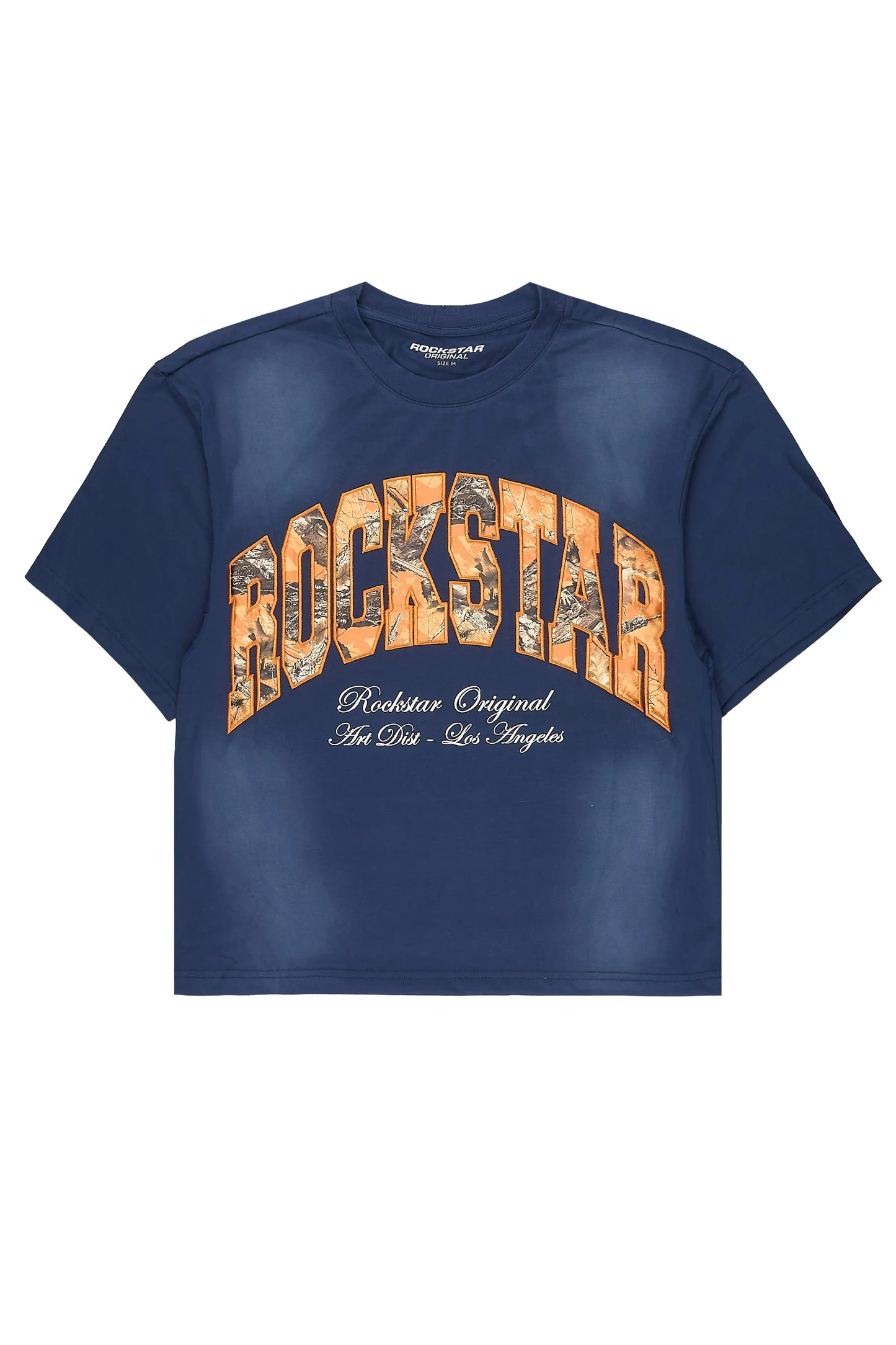 Alas Navy Boxy Crop Tee