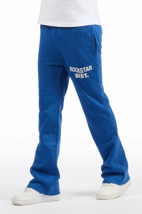 Boys Alpine Royal Blue Stacked Trackpant
