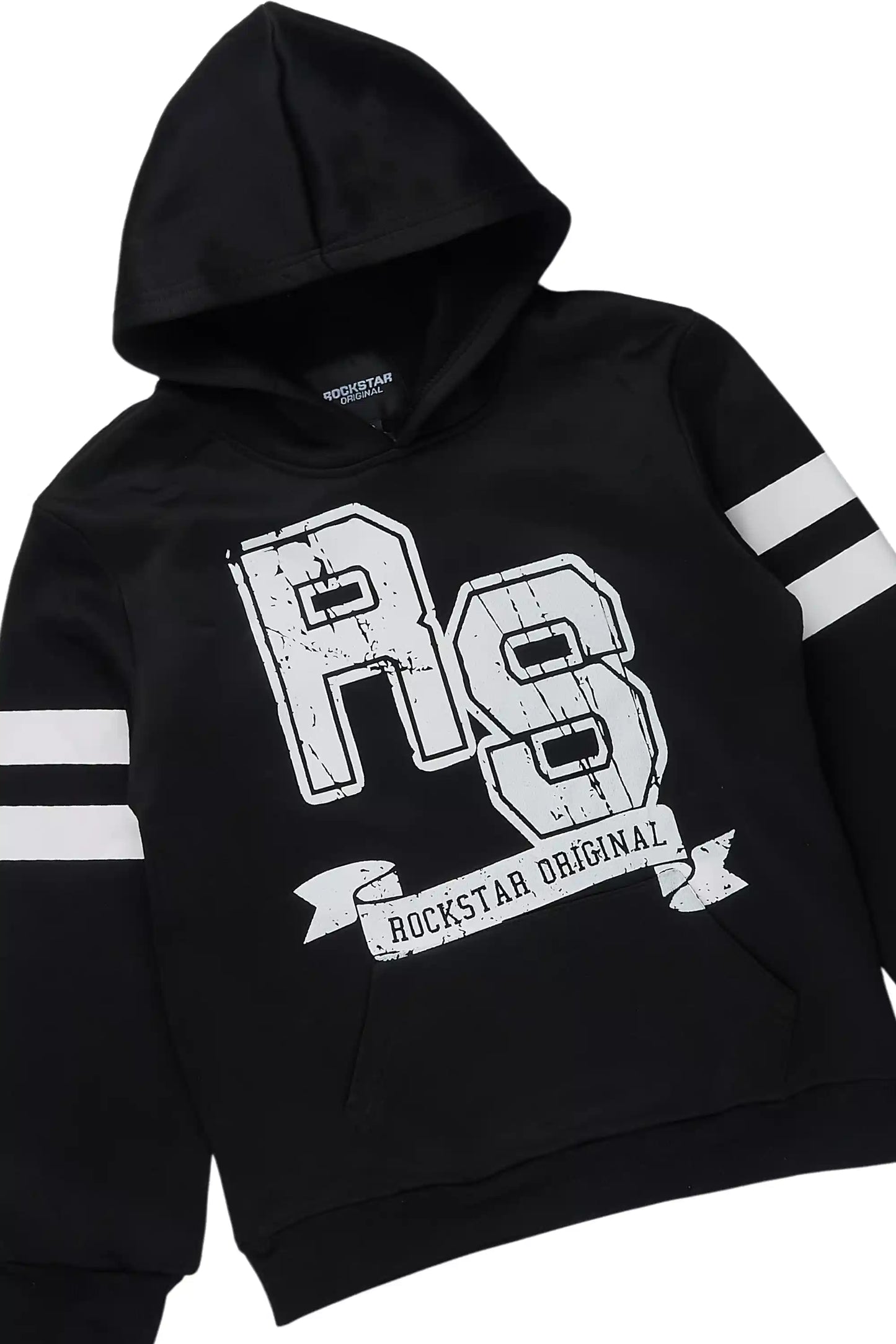 Boys Alik Black Stacked Track Set