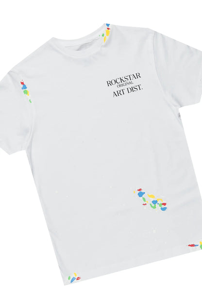 Boys Artemi Grey/White T-Shirt Super Stacked Set